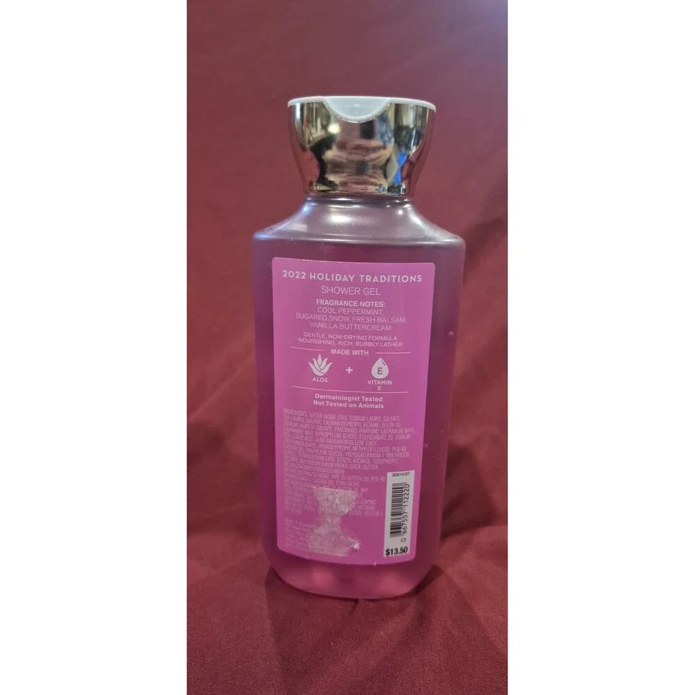 New Bath and Body Works Twisted Peppermint 10 fl oz Shower Gel  Menty Fresh New